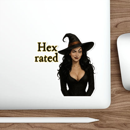 Hex Rated Halloween Die-Cut Stickers | Witchy Decor, Halloween Gifts, Laptop Stickers, Boho Aesthetic, Witchcraft Accessories