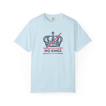 No Kings Rebel Crown T-Shirt - Unisex Garment-Dyed Tee for Festival, Casual Wear, Statement Shirt, Gift for Friends, No Kings Design