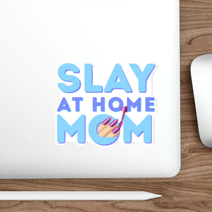 Slay At Home Mom - Wednesday Inspired - Car and Laptop Sticker