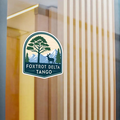 Foxtrot Delta Tango — Anti-Trump Nature-Inspired Kiss-Cut Vinyl Decals (Car, Laptop & Water Bottle)